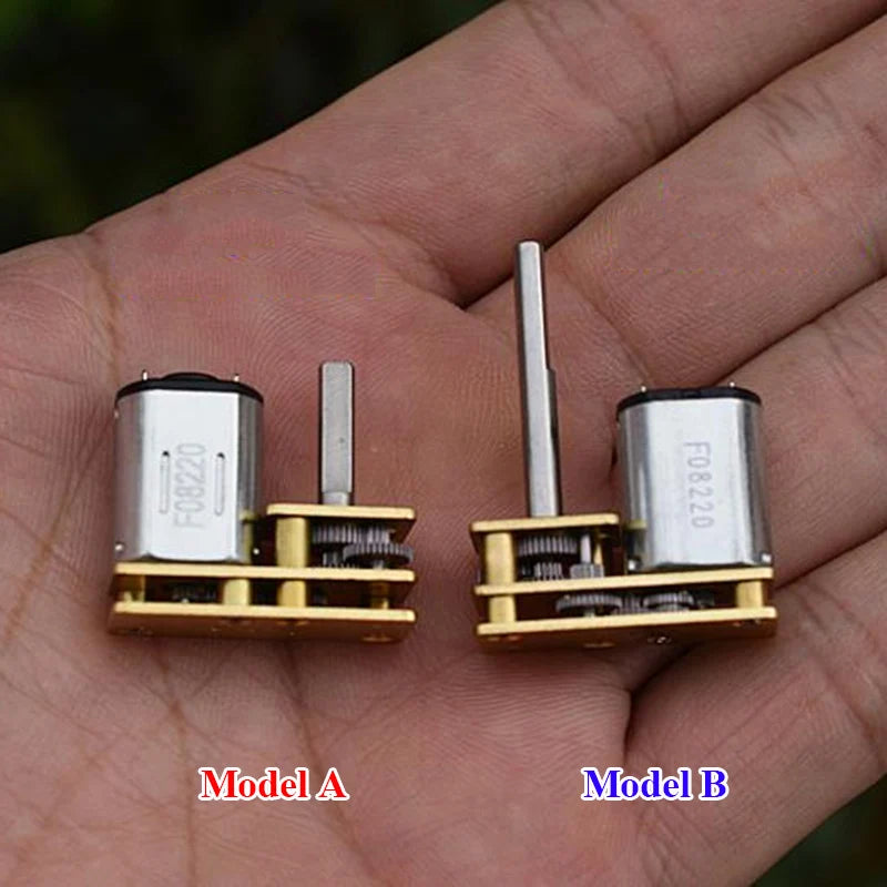 Mini N20 Full Metal Gear Motor DC 5V 6V 110RPM Slow Speed Inverted Shaft Micro Gearbox Gear Reducer Motor DIY Robot Toy Model