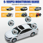 Bluetooth 5.0 External Mobile Phone APP Display TPMS Android/IOS Tire Pressure Monitoring System Car Tire Pressure Sensors