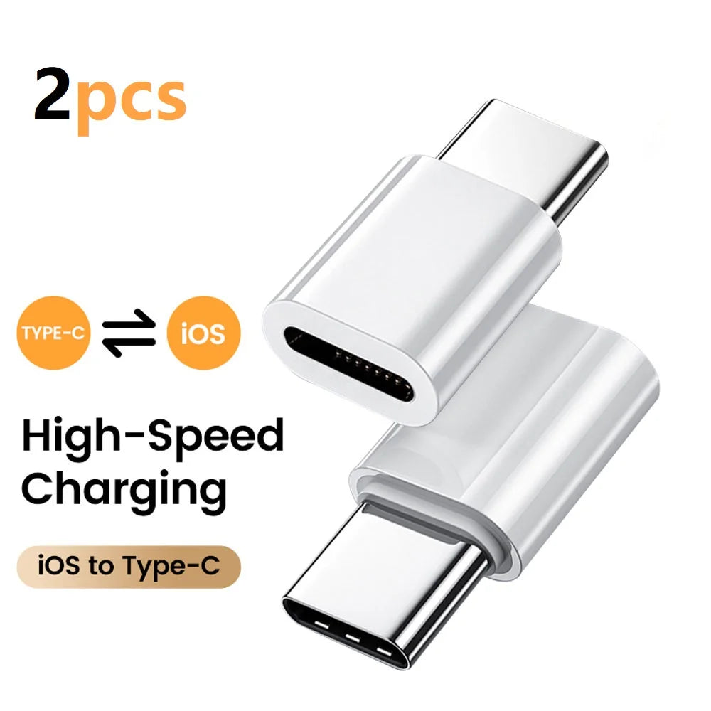 Type c To Lightning Adapter USB C Female To ios Male Converter Fast Charge Adaptador For iPhone 15 16 Type C Adapter High Speed