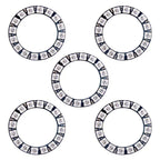 WS2812B 5050 RGB LED Ring 7 / 8 / 12 / 16 / 24 / 60 Bits Lamp Light with Integrated Drivers WS2812 for Arduino Raspberry Pi
