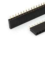 10PCS 2.54mm 1X40P Female Header Single Row Straight 0.1" Pitch 40 Pin 3.5mm 5mm 5.7mm 7.1mm 8.5mm Plastic height optional