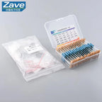 1% Resistor Set Resistance 2W Metal Film Resistors Kit 10Ohm ~1M Ohm 30Values Electronic Components Kit