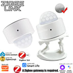 PIR Motion Sensor ZigBee Human Body Infrared Induction Detector Linkage Auto Home Security Alarm for Tuya APP Movement Monitor