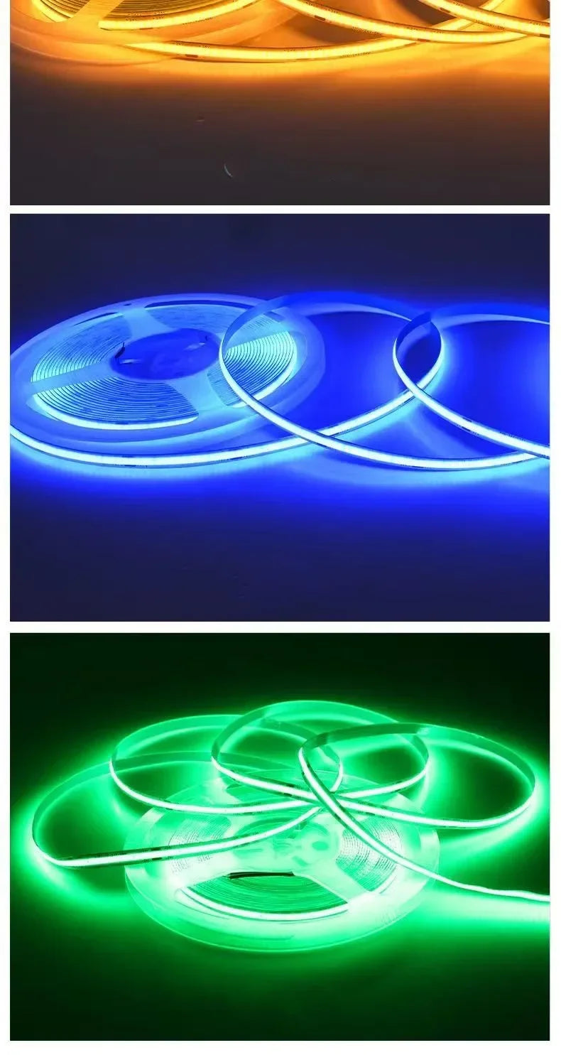 Dual Mode Adjustable 5V COB LED Strip Motion Sensor Night Light, Smart Induction Lamp for Bathroom Bedroom Bedside Home Decor