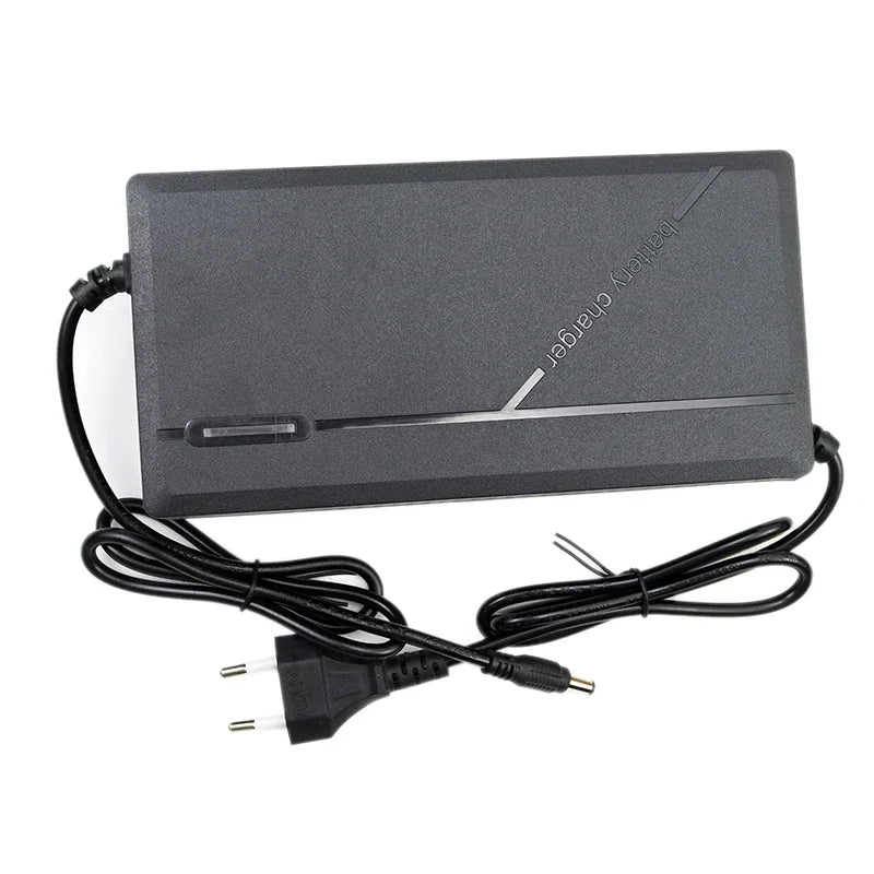 72V 60V 2A/3A/5A 20S 16S 18650 Lithium Battery Charger DC 5.5*2.1mm, Multiple Plug Options, Intelligent Charger EU/US/UK/AU