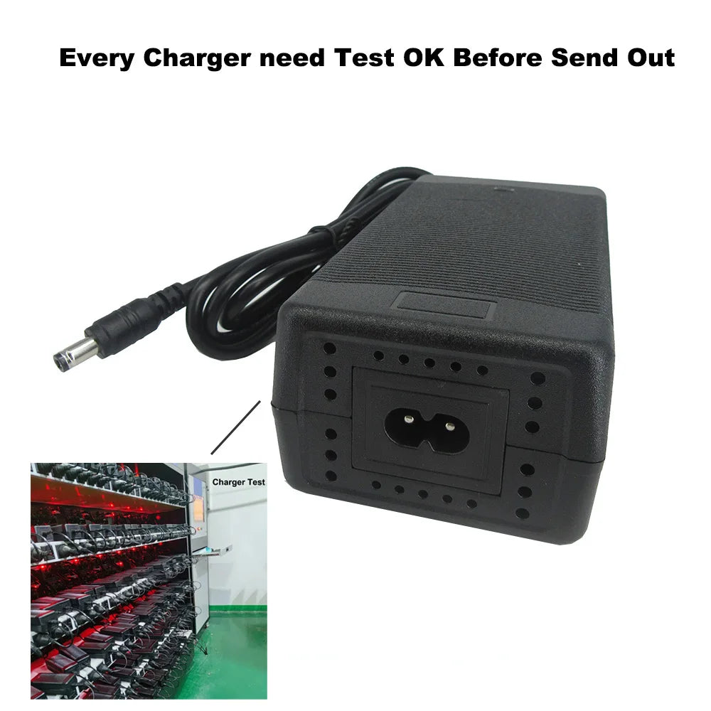 24V 5A Lithium Charger 29.4V Li-ion Lipo Fast Charger 24V5A 7S 20AH 30AH 40AH Battery DC Connector