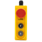 Waterproof COP-21H Lifting Button Control Box with Safety Emergency Stop Push Button Switch for 2.2KW 250V Electric Hoist Crane