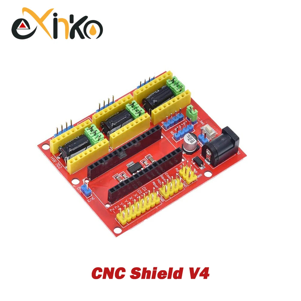 CNC Shield V4 CNC Shield V3 Engraving Machine 3D Printe+ 4pcs DRV8825 Or A4988 Driver Expansion Board For Arduino