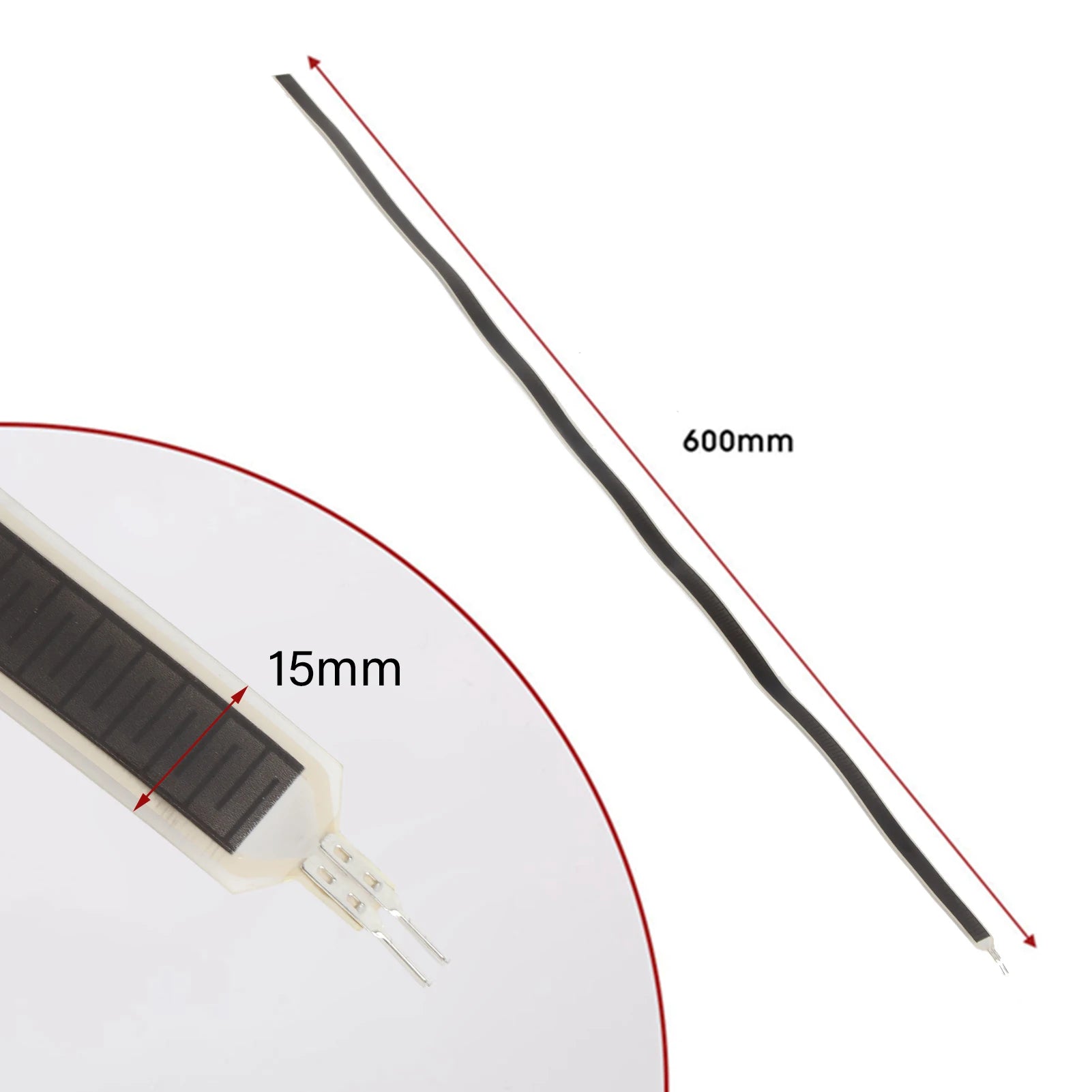 SF15-600 0-10kg Flexible Force Sensor Resistance Type Ultra Thin Film Pressure Sensor High Sensitive Pressure Measuring Tools