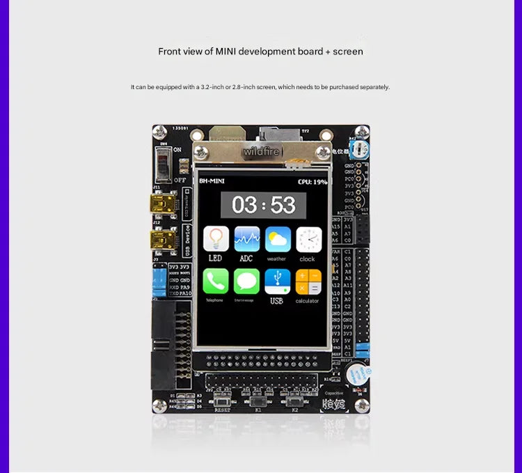 STM32 Development Board STM32F103 Development Board F103RCT6 Microcontroller ARM Embedded Development Board