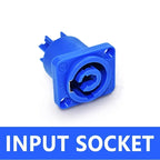 5pcs Powercon Connector 3 Pin Power Plug Adapter Lockable Cable Connector Chassis Socket NAC3FCB 3pin Male Plug Adapter
