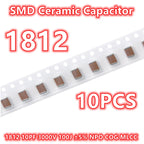 (10pcs) Original 1812 10PF 3000V 100J ±5% NPO COG MLCC 4532 SMD Ceramic Capacitor IC