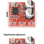 LM386 electret microphone amplifier board / microphone amplifier / without potentiometer DC4-12V