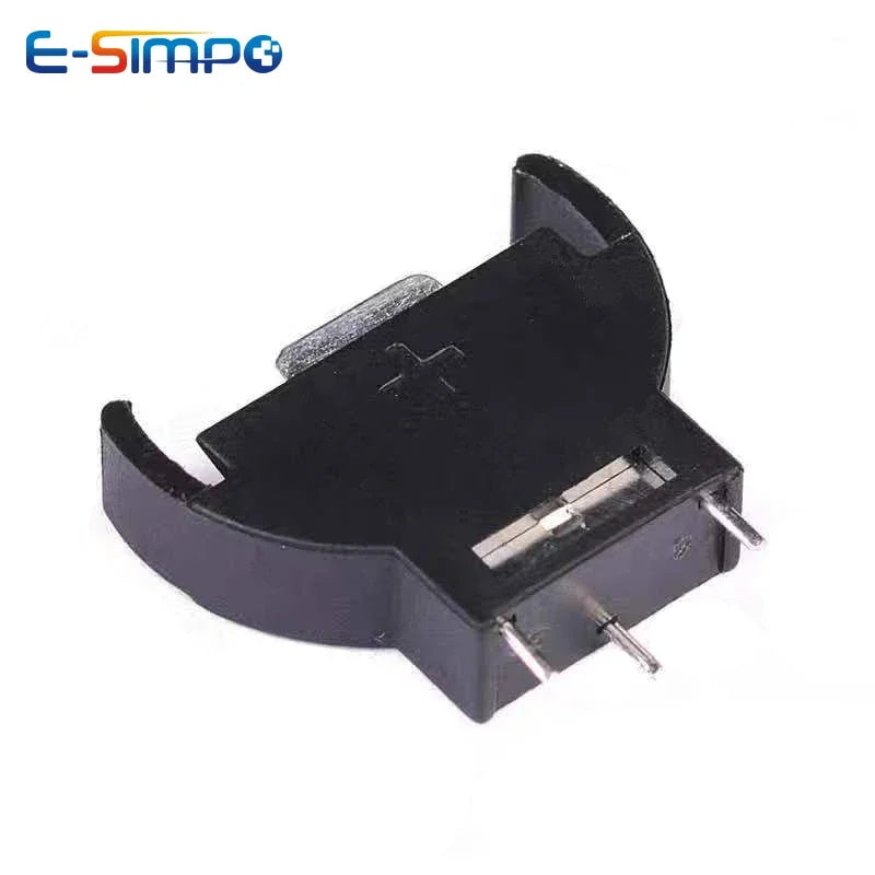 10PC CR2032 3V CR2016 CR2025 Battery Socket BS-2 BS-6 BS-8 Gold Horizontal Vertical DIP SMD Button Battery Holder Batteries Case