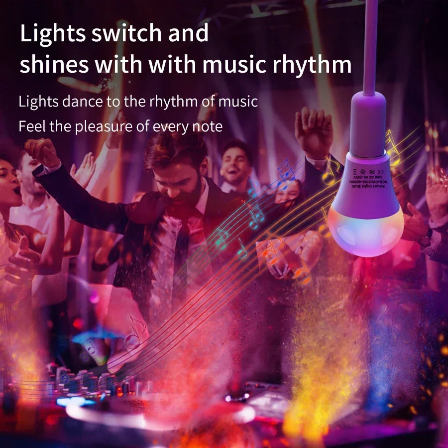 Tuya Smart WiFi LED Bulb Light AC 220V 110V E27 10W 15W 20W LED Lamp Dimmable APP Voice Control Works With Alexa Google Home
