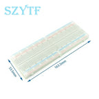 MB-102 MB102 Breadboard 830 Point Solderless PCB Bread Board White/Transparent Test Develop DIY For Arduino