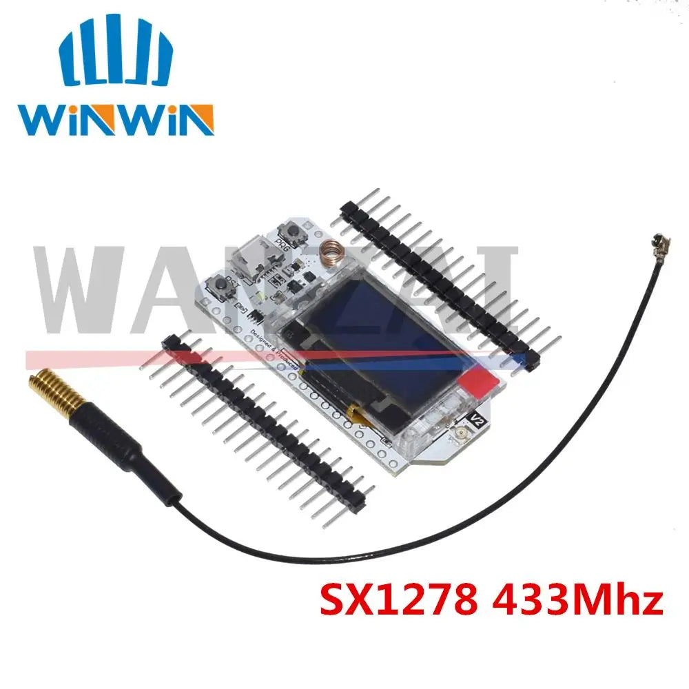 SX1276 SX1278 ESP32 LoRa 868MHz/915MHz/433MHz 0.96 Inch Blue OLED Display Bluetooth WIFI Kit 32 Development Board