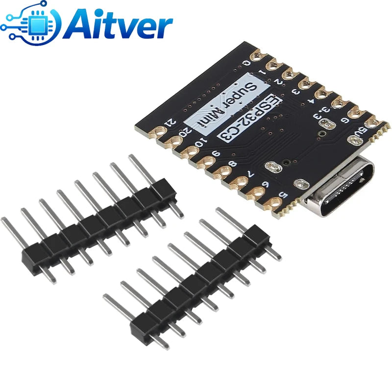 ESP32 C3 SuperMini Development Board WiFi Bluetooth Microcontroller Module 4MB Flash Compatible with Arduino IDE ESPHome DIY Pro