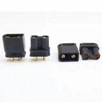 5 Pairs XT30 XT-30U Yellow Black Male Female Bullet Connectors Plugs for RC Multi Axis Aircraft Fixed Wing Lipo Battery ESC