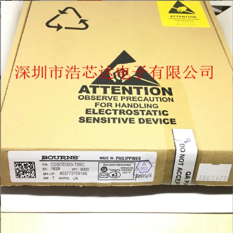 50pcs/lot CDSOD323-T05C ESD Electrostatic protection diode SOD-323 Mark：5C BOURNS New original