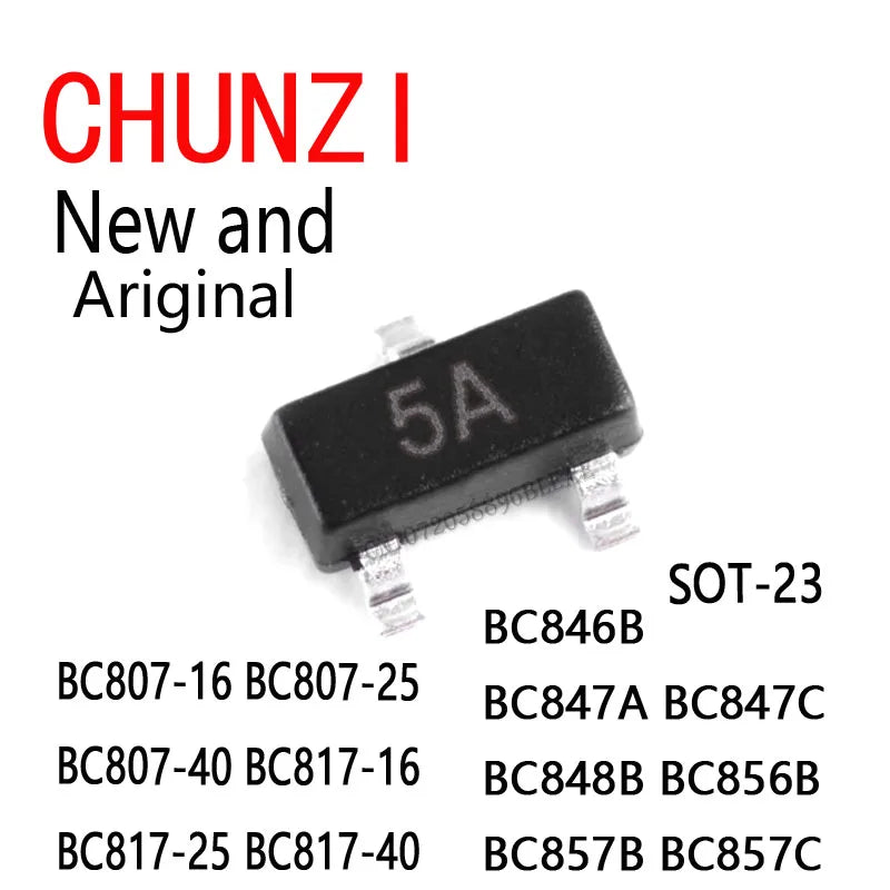 100pcs BC847B BC847 SOT23 BC807-16 BC807-25 BC807-40 BC817-16 BC817-25 BC817-40 BC846B BC847A BC847C BC848B BC856B BC857B BC857C