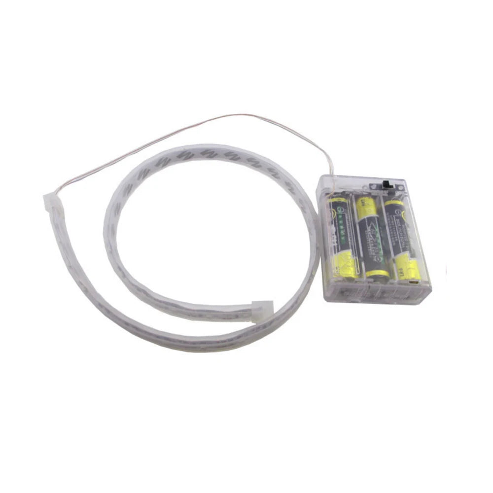 3AA Battery Power 5V Led Strip Light SMD 2835 60LED 1M 2M 3M 4M 5M 50cm Flexible LED Light Stripe Waterproof Ribbon Diode Tape