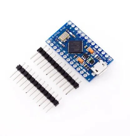 Pro Micro ATmega32U4 5V16MHz Support for Arduino Nano W/ 2 Row Pin Header for Leonardo Mini USB Interface MCU Development Board