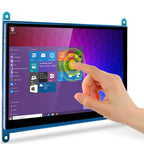7 Inch Raspberry Pi 4/3/2/B/B+/A+ Monitor 1024x600 IPS 5-Points Capacitive Touchscreen Drive Free HDMI Display For Win 7/8/10