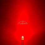 100-1000X 3mm Ball Bulb Led White Green Yellow Blue White Red Ultra Bright Light Emitting Diode Round Head with Edge Short Feet