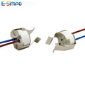 5pcs Bi-Pin Base G4 G6.35 GY6.35 GX5.3 MR16 GZ4 MR11 GU5.3 G5.3 M10 0.75mm Halogen Incandescent Led Socket Ceramic Lamp Holder