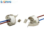 5pcs Bi-Pin Base G4 G6.35 GY6.35 GX5.3 MR16 GZ4 MR11 GU5.3 G5.3 M10 0.75mm Halogen Incandescent Led Socket Ceramic Lamp Holder