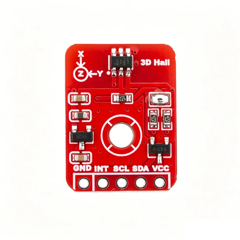TMAG5273 3D Hall Effect Sensor Module, I2C Interface, Low-Power Linear Magnetometer with 12-bit ADC & CORDIC Angle Calculation