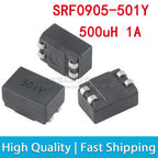 5pcs SRF0905 Common Mode Inductor Inductance Molding Choke Coil Power Filter SMD 10uH 25uH 50uH 250uH 470uH 500uH 1mH 2mH 4.7mH