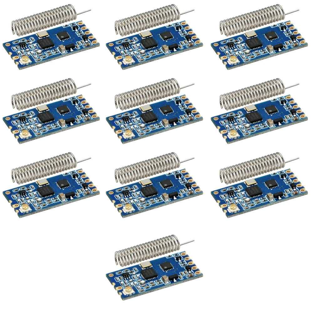 HC-12 SI4438 Long-Range 433MHz Wireless Microcontroller Serial Bluetooth Module with Antenna 1000M Communication Distance