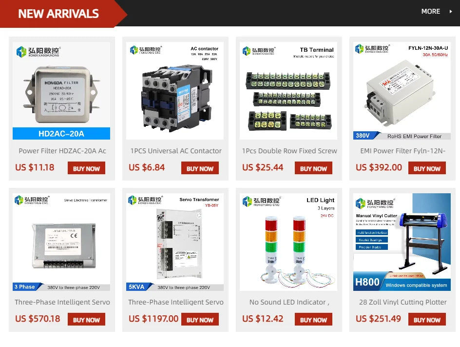 EMI Power Filter Fyln-12N-30A-U Universal 3-Phase Filter 30A 380V AC Power Electromagnetic Inverter Servo Filter