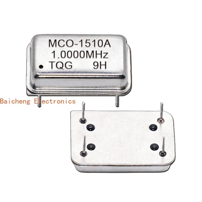 5PCS DIP-14 1M 1MHZ 1.000MHZ Rectangular Full Size Active Crystal Oscillator 3.3V-5V-Compatible 15PF 20PPM