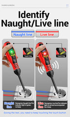ANENG ST170 Clamp Meter Digital Multimeter Tester 500A AC Current AC/DC Voltage+B18 Highlight Voltage Tester Pen Electrician Set