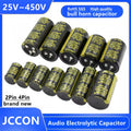2PCS JCCON Audio Electrolytic Capacitor 25V 35V 50V 63V 80V 100V 200V 400V 450V 3300UF 4700UF 6800UF 10000UF 15000UF 22000UF 470