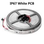 DC12V 24V WS2811 RGB LED Strip Individually Addressable 30/48/60/72/84 Leds/m Tape Light IP30/65/67 Waterproof Flexible Ribbon