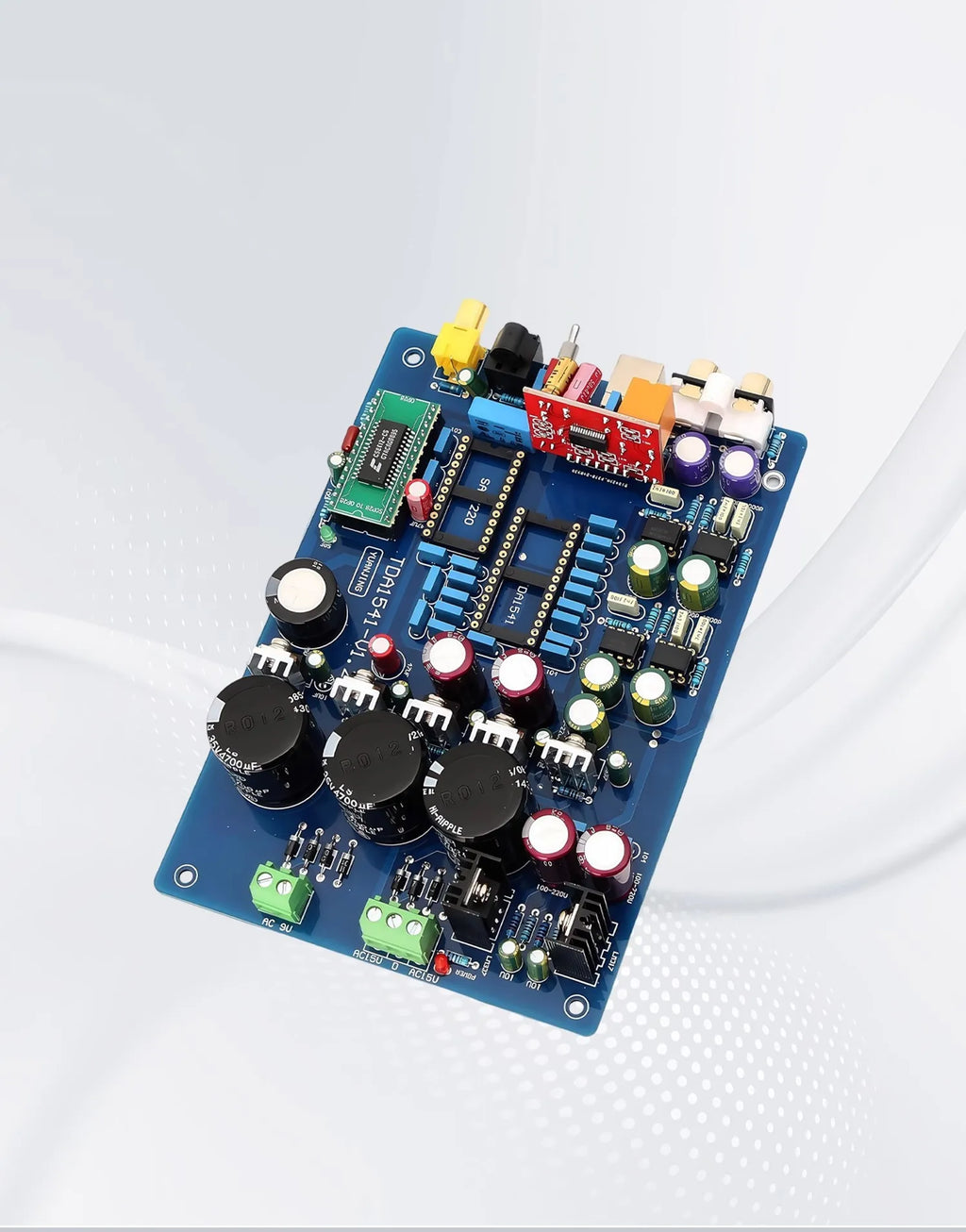 Assembled HiFi CS8412+ NE5534 TDA1541 USB DAC Optical Fiber Coaxial Decode Board