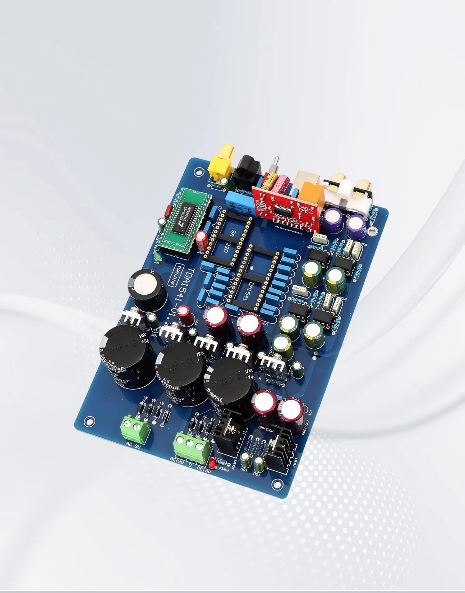 Assembled HiFi CS8412+ NE5534 TDA1541 USB DAC Optical Fiber Coaxial Decode Board
