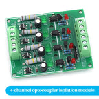 1/2/3/4/8-Bit AC 220V Optocoupler Isolation Module Voltage Detect Board Adaptive 3-5V For PLC Isolamento Fotoaccoppiatore Module