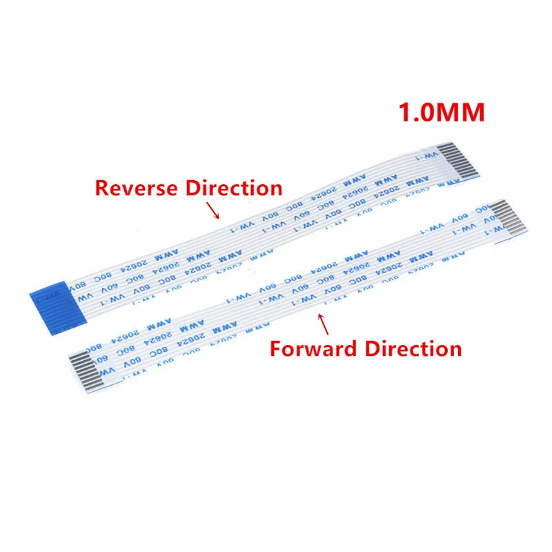 10Pcs 4Pin 5/6/7/8/9/10/15/20/30/40 Pin FFC FPC AWM 20624 80C 60V VW-1 0.5mm 1mm Pitch Flat Flexible Cable 5/10/15/20/25/30/40cm