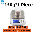 GD900 GD007 GD-3 Thermal Conductive Grease Net Weight 150 Grams Gray Paste Plaster Heat Sink Compound for Computer CPU GPU CN150
