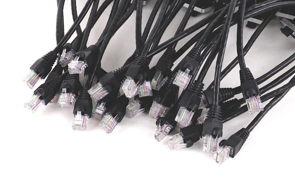 1PC RJ45 8p8c Waterproof Connector, RJ45 male to female, 15cm cable,Panel Mount type,zinc alloy body+PA6 plastic+copper contact