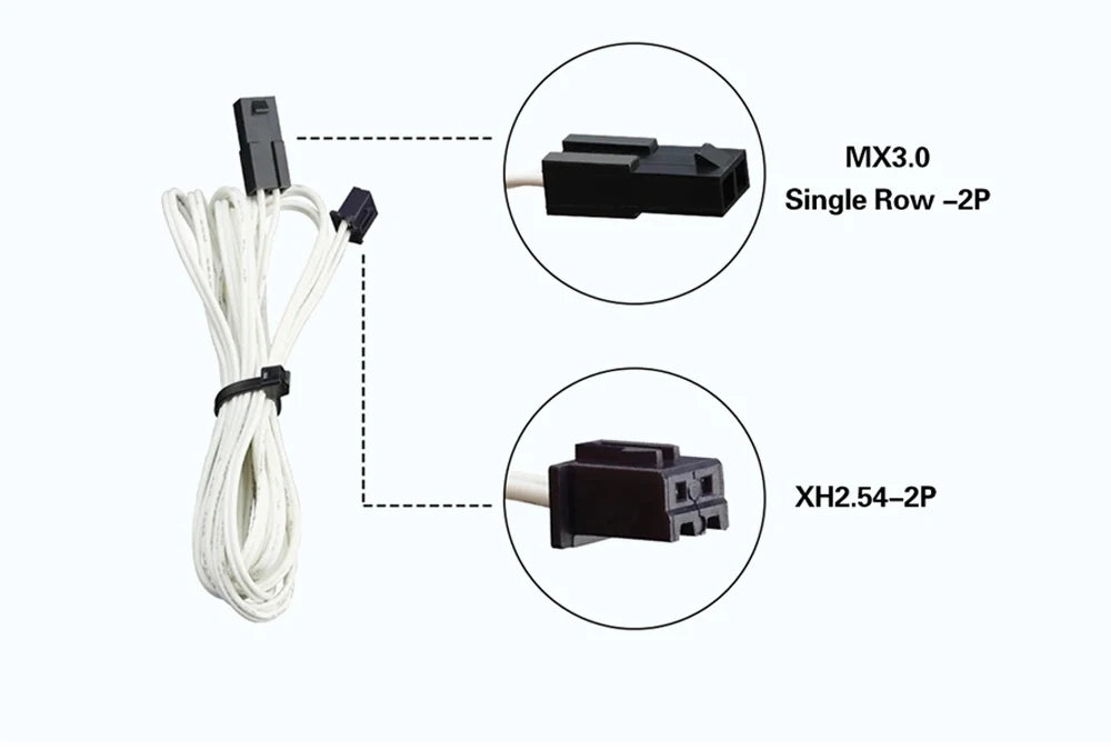 BLV® PT1000 Thermistor M3 M4 Bear 3x15mm PT1000 Pro High Temperature Resistance 450℃ For Rapido Hotend Dragon Hotend