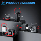 9038A Relay Bypass Switch Kit with Amp Loop, Relay Tester Diagnostic Scan Tool Fuel Pump Relay Bypass Master Switch Kit - 6 Pack