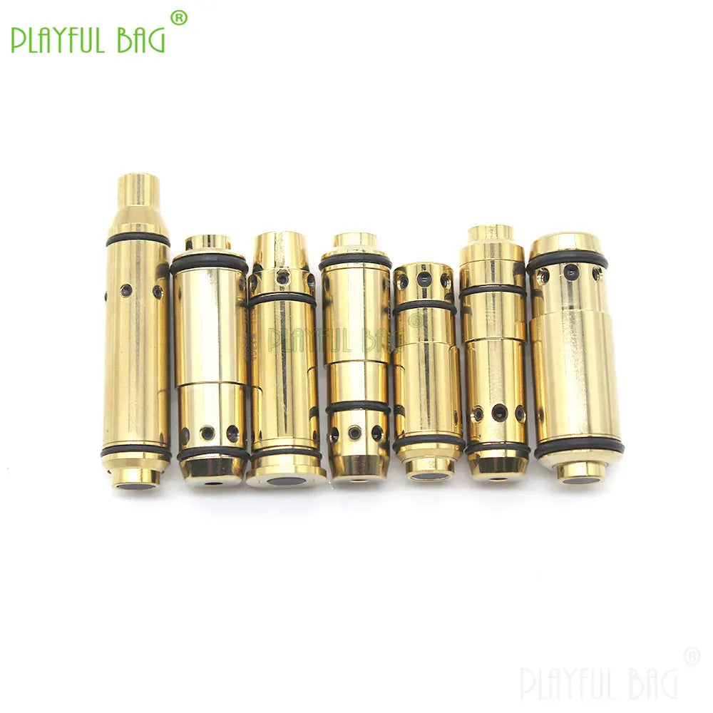 Outdoor CS Game Red Laser Cartridge Bore Sighter .380ACP/.40S&W/223Rem Training 2MW Laser Bullet Sports Toy Accessories QQ56