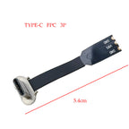 2/4/8/10PCS USB C FPC Flexible Cable 2pin 3pin R1 Type-C Wireless Charging For Android Apple Decryption Plus Welding Wire
