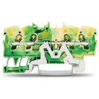 WAGO 2001‑1401 2001‑1404 2001‑1407 DIN Rail Terminal Block 1.5mm² Push‑in CAGE CLAMP 4‑conductor Rail Mount Wiring Connector